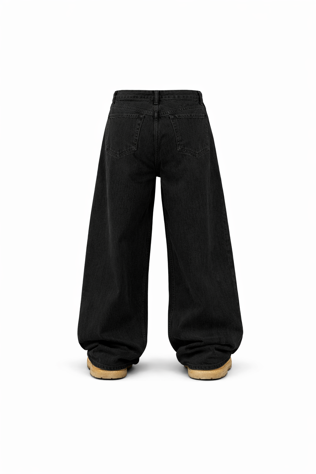 Black Baggy Jeans — the ultimate blend of comfort.
