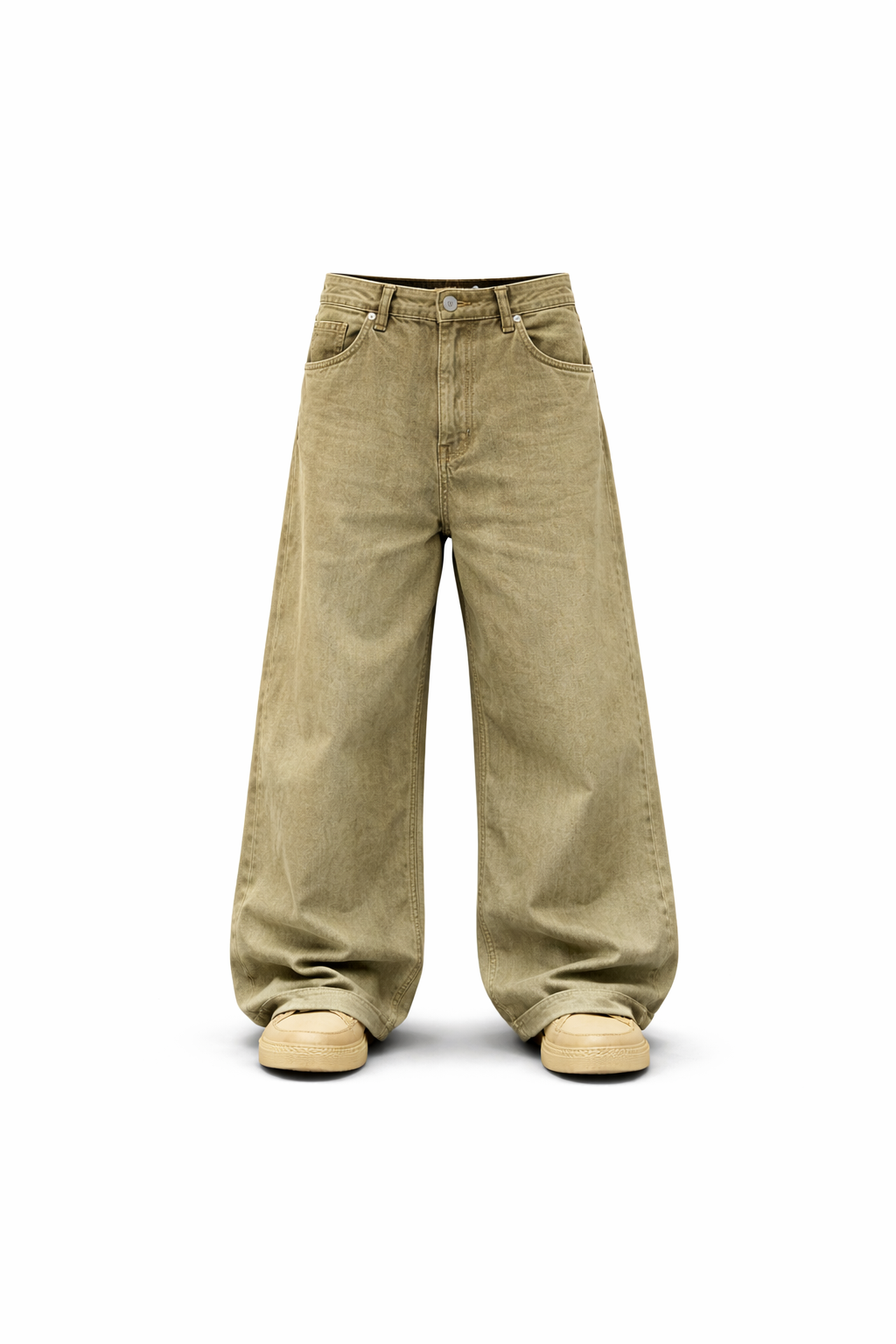 Olive Green Baggy Jeans — where effortless street style meets