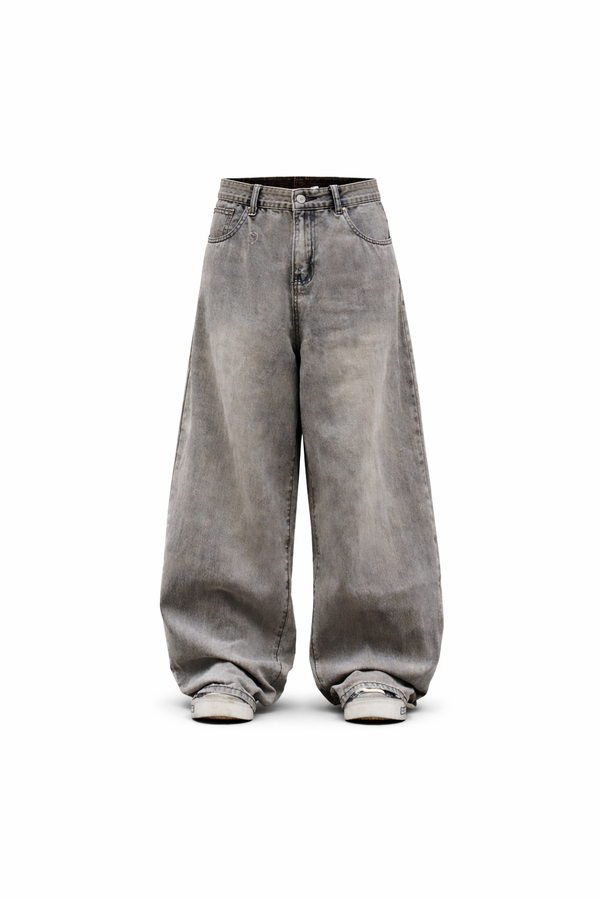 Grey Baggy Jeans – Clean, Versatile, Everyday Essential